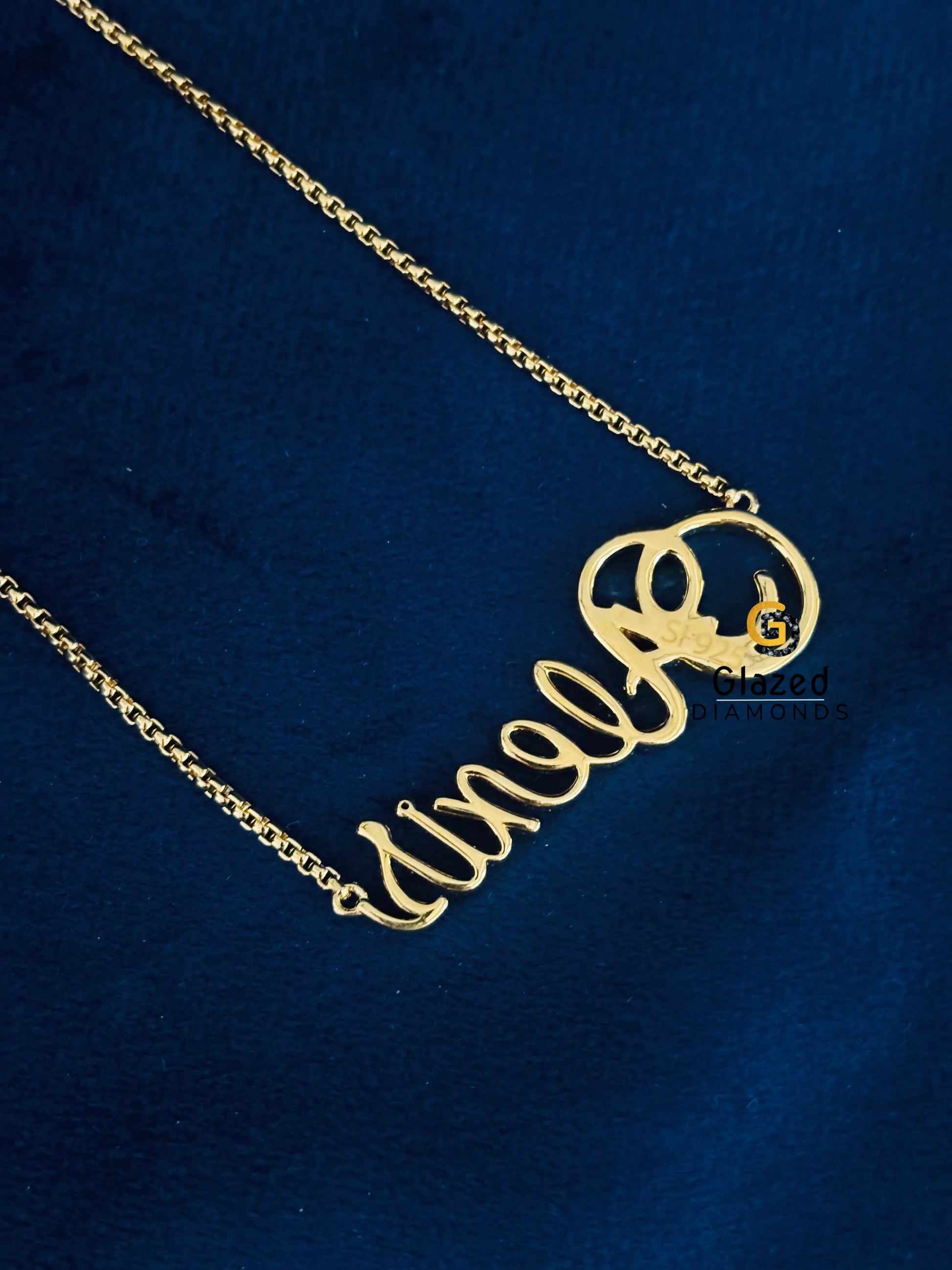 Moissanite Custom Name Necklace