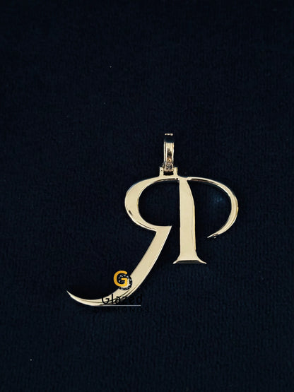 Moissanite Diamond Studded Custom Name Pendant