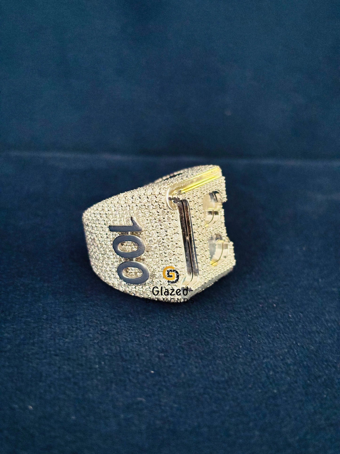 Moissanite Hip Hop Custom Ring for Men