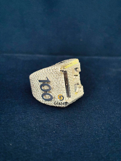 Moissanite Hip Hop Custom Ring for Men