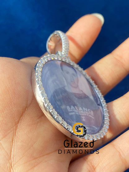 Moissanite Hip Hop Memory Pendant