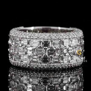 Moissanite Hip Hop Ring 3