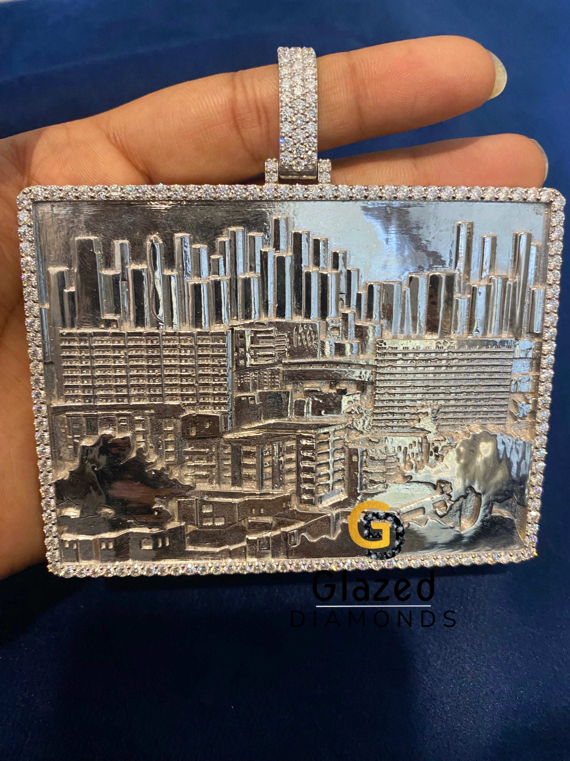 Moissanite Hip Hop VVS Diamond 925 Silver Pendant