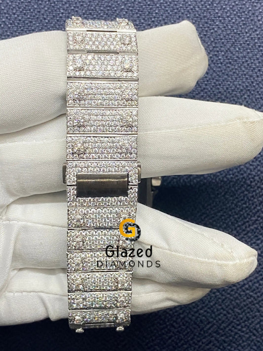 Moissanite Hip hop Watch