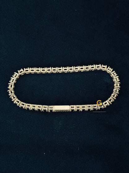 Moissanite Iced Out Black Tennis Bracelet