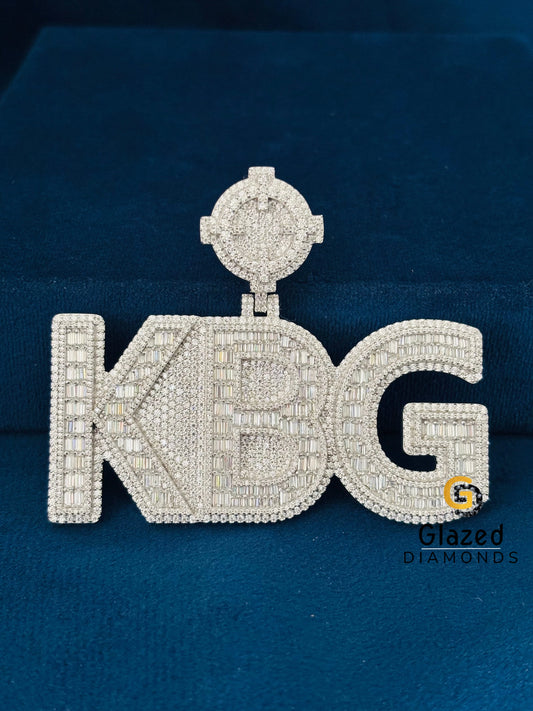 Moissanite Iced Out Custom Name Pendant