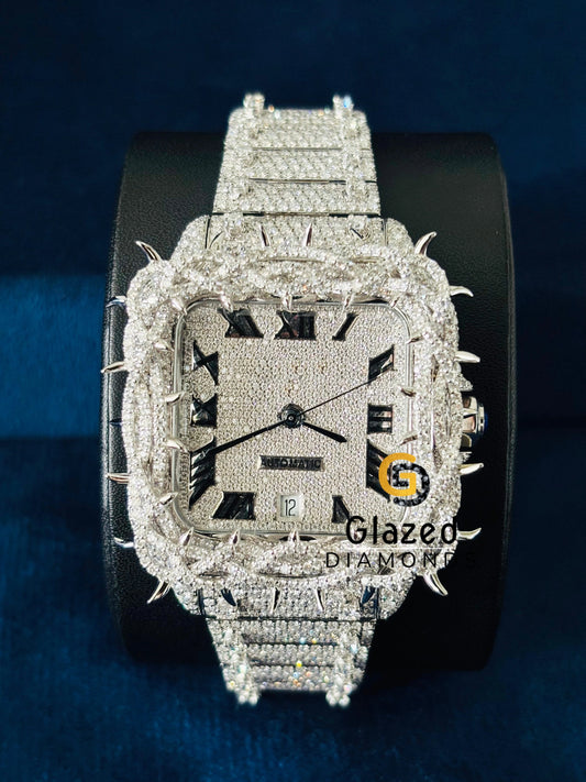 Moissanite Iced Out Hip Hop VVS Diamond Watch For Him