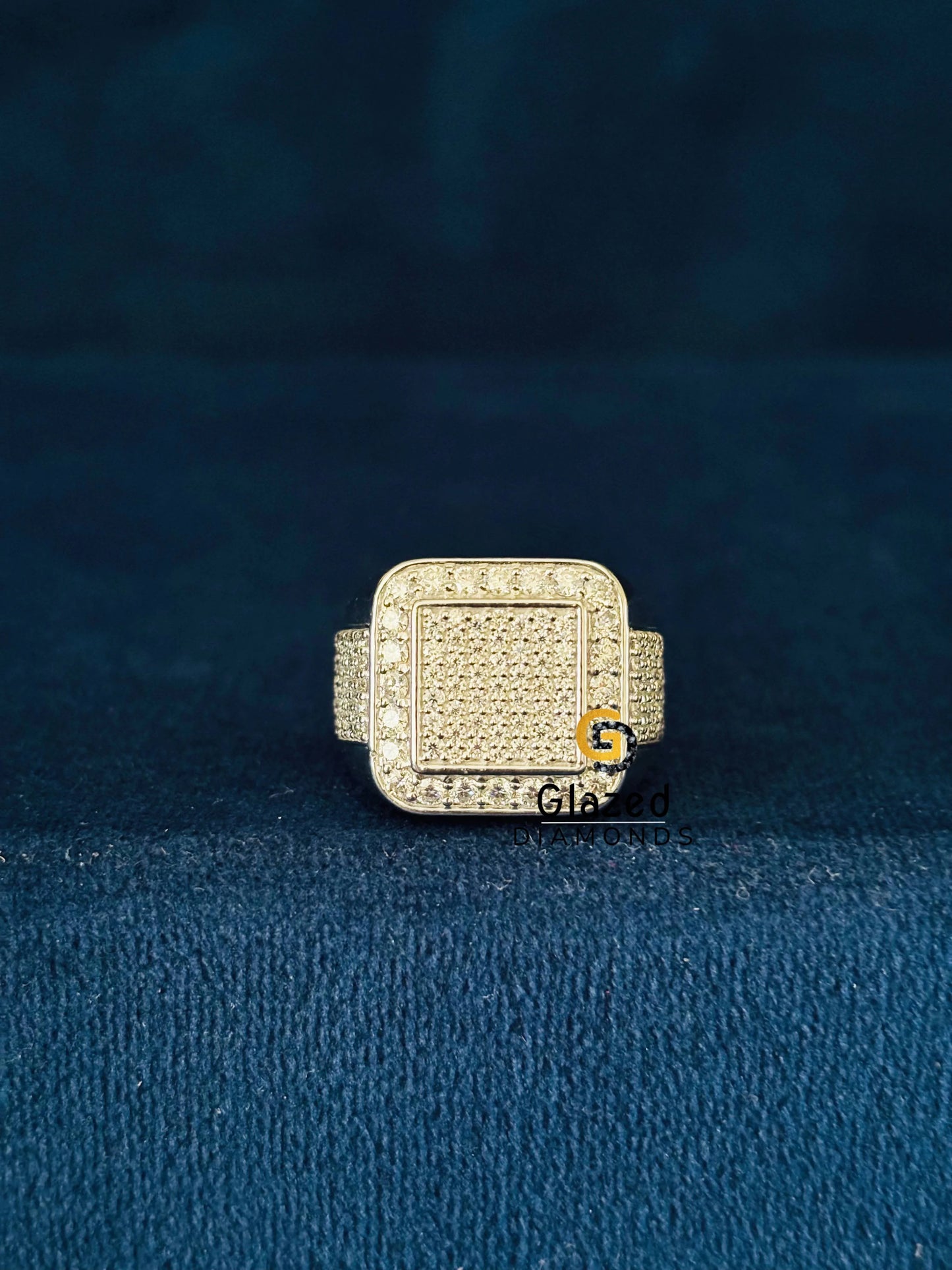 Moissanite Iced Out Men Ring