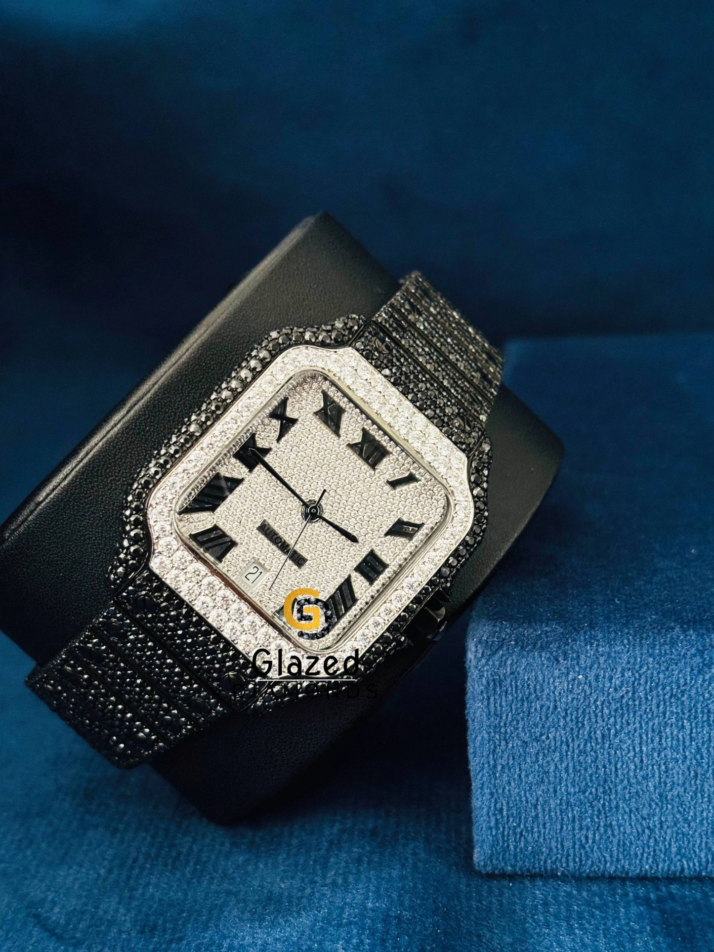 Moissanite Iced Out VVS Diamond Rappers WAtch
