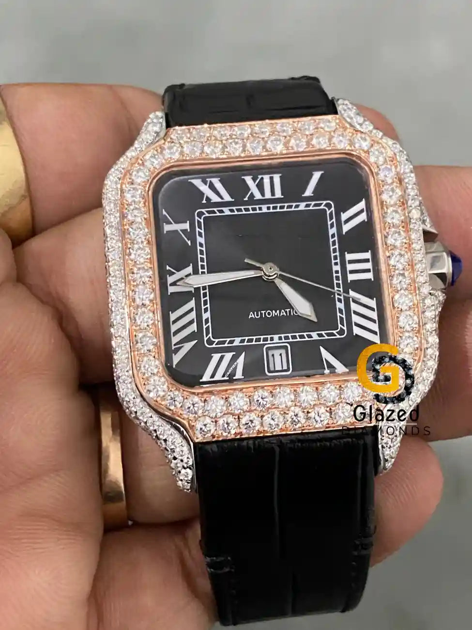 Moissanite Iced out Rapper Watch 