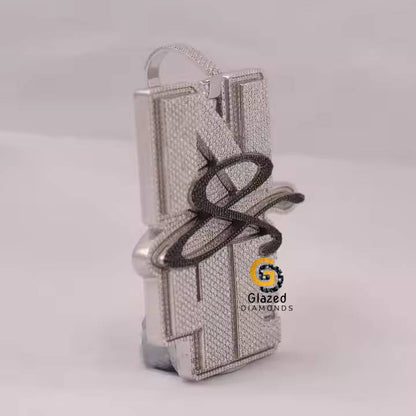 Moissanite Initial Name Letter Pendant