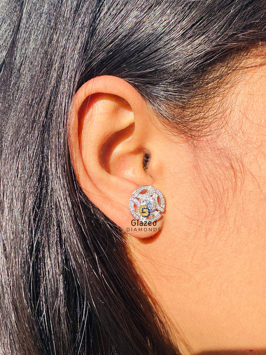 Moissanite Meghan Markle Wedding Earring For Women