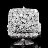Moissanite Mix Hip Hop Ring