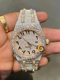 Moissanite Round Bezel Dial Watch