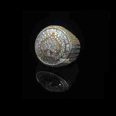 Moissanite Silver Ring For Boys