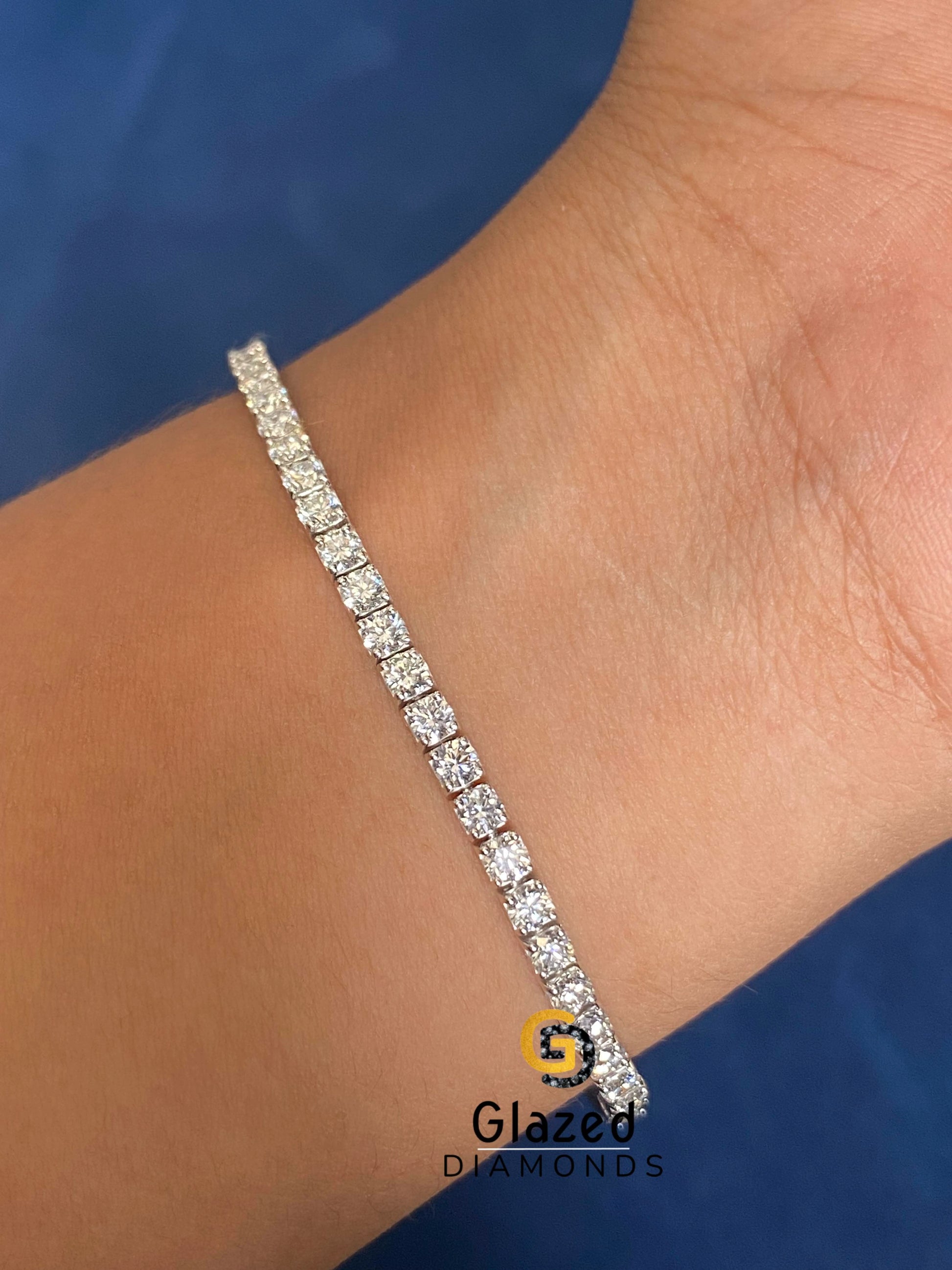 Moissanite Tennis Bracelet For Women