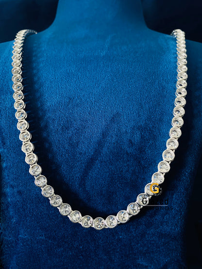 Moissanite Tennis Chain For Women
