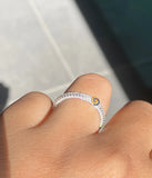 Moissanite Wedding Stackeble Band