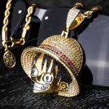 Monkey D Luffy Hip Hop Pendant