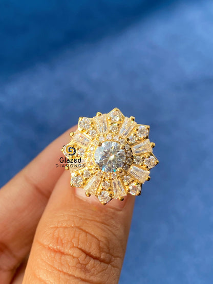 Mosaic Engagement Ring