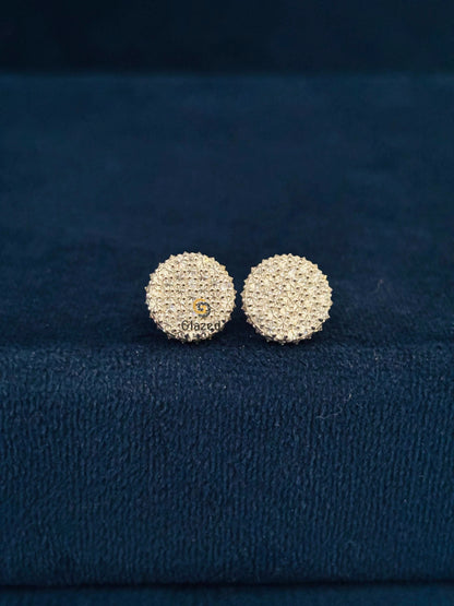 Mosaic Setting Moissanite Upside Down EarringsforHer