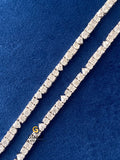 MultiStone Hip Hop Tennis Link D Colorless Chain