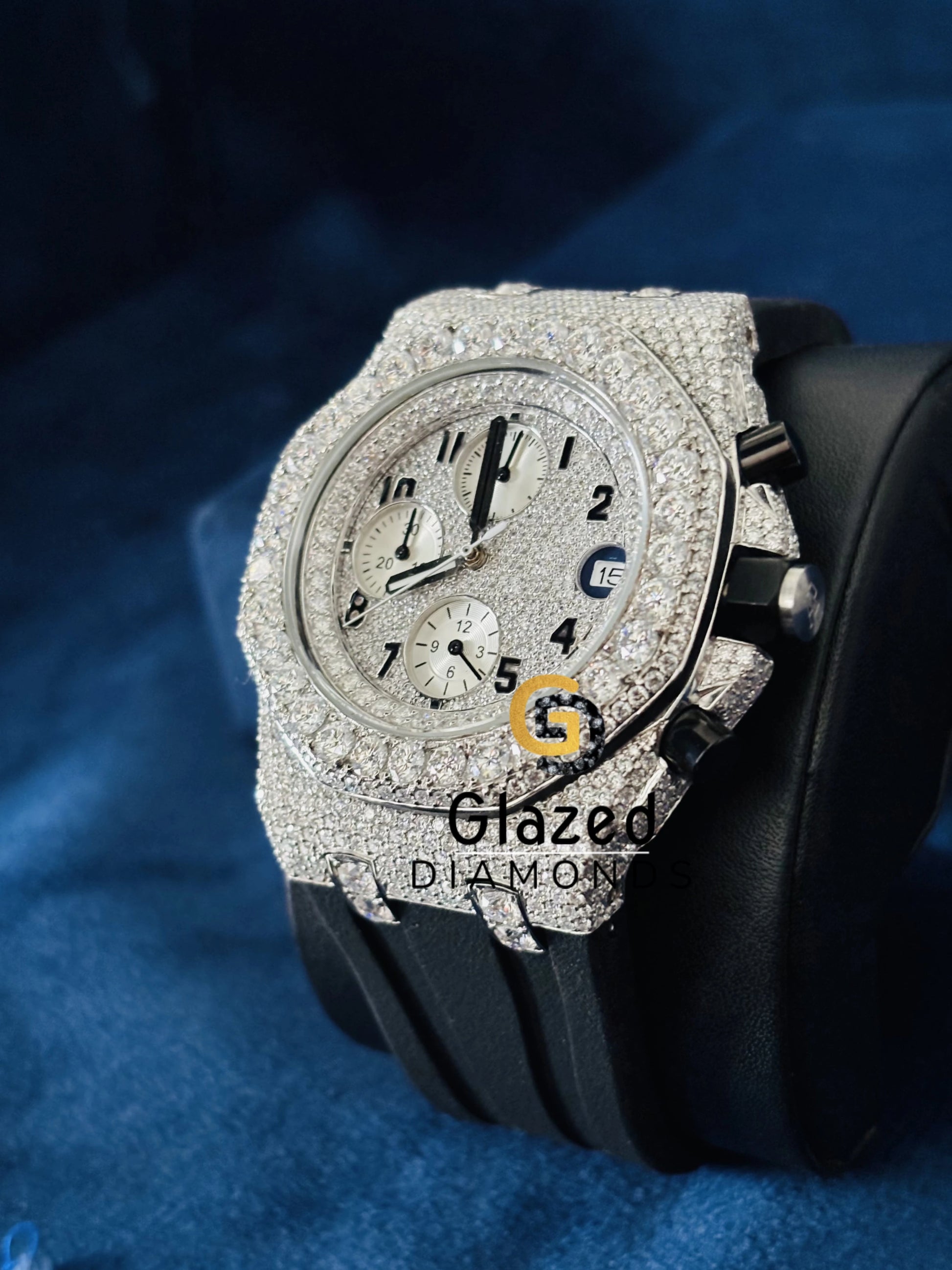 Multi Chronograph Rubber Straps Watch