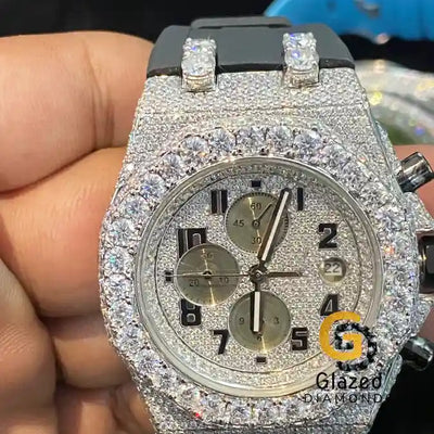Multi Dial Moissanite Watch For Men