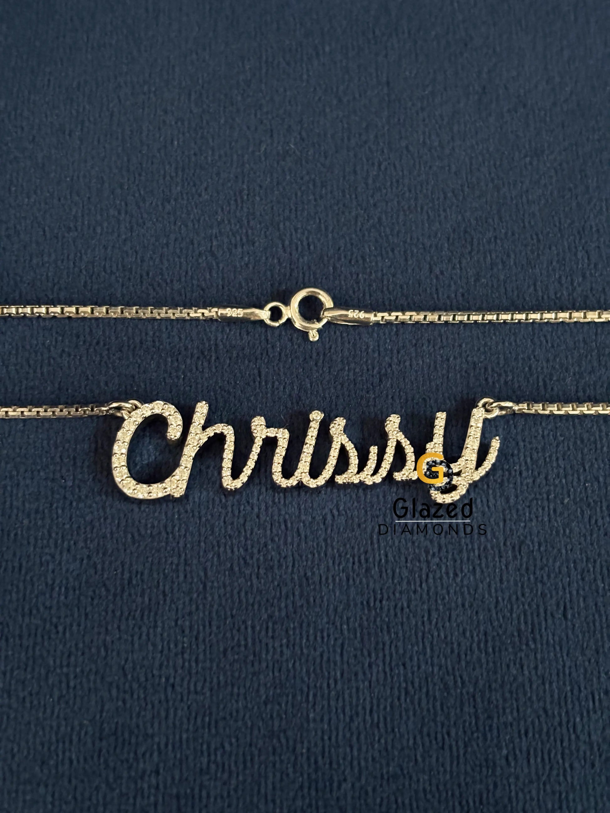 Name Moissanite Pendant
