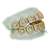 Custom VVS Moissanite Iced Out Open Face Diamond Grillz