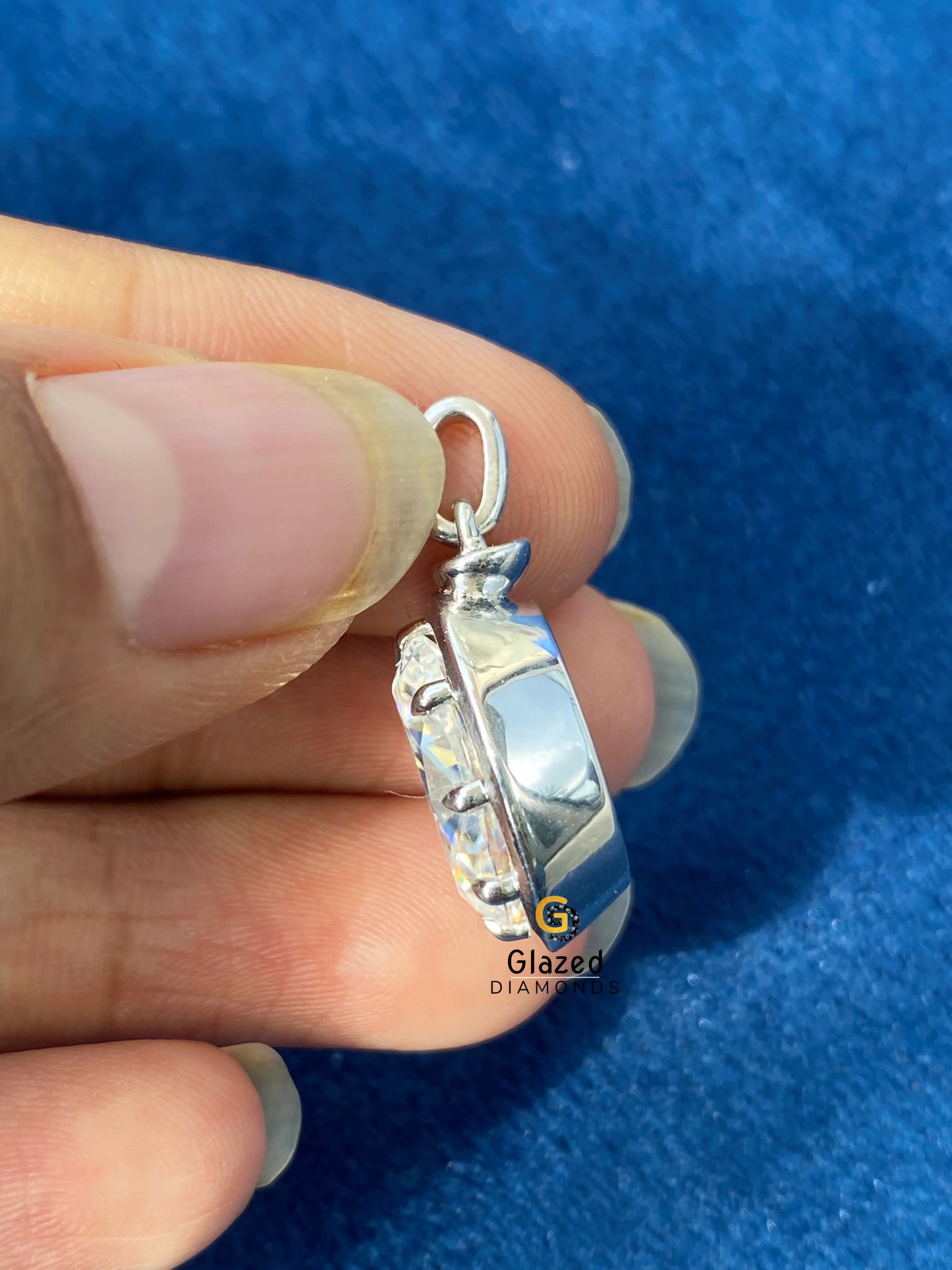 Oval Cut Cham Pendant For Women