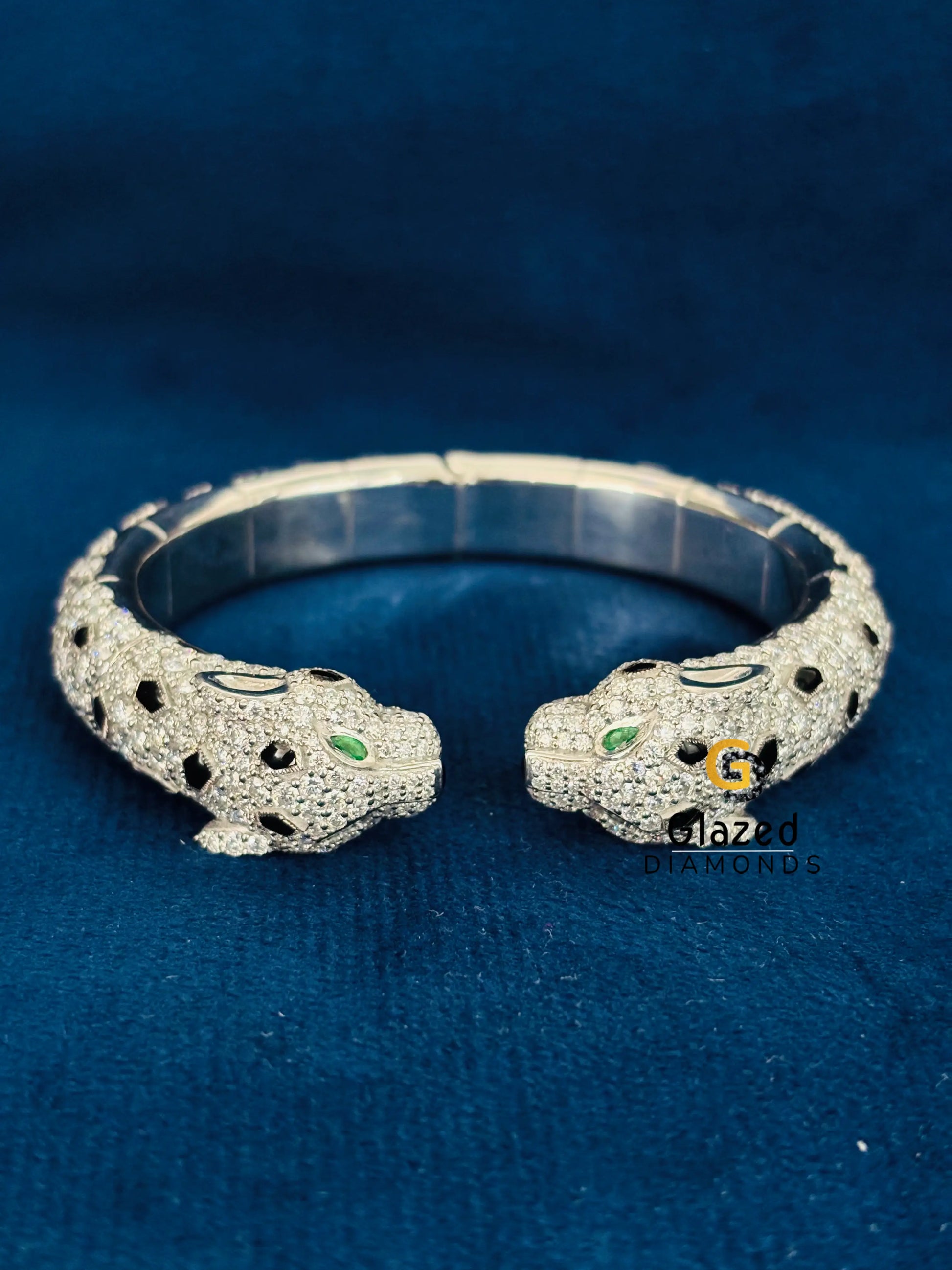Panther Moissanite Hip Hop Bracelet
