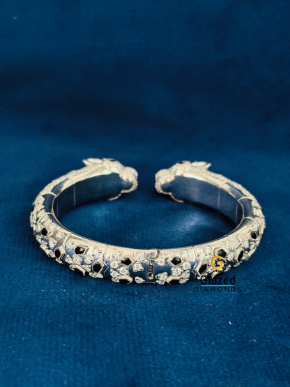 Panther Moissanite Hip Hop Bracelet For Women