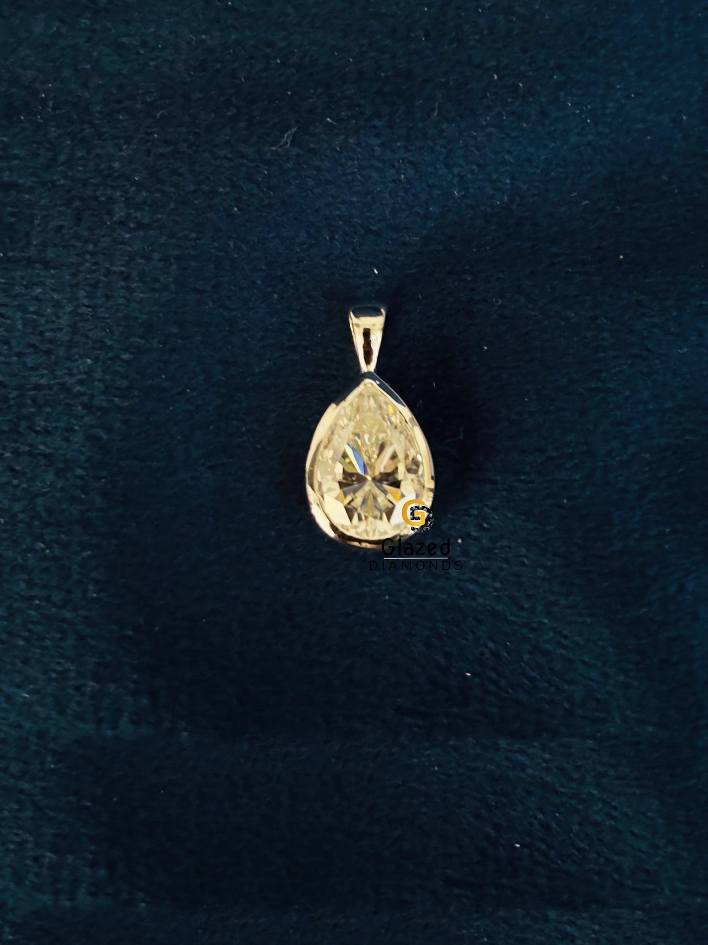 Pear Diamond Pendant