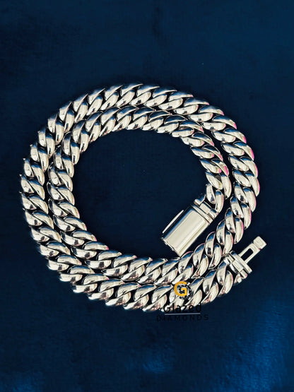 Plain 925 Silver Chain For Men