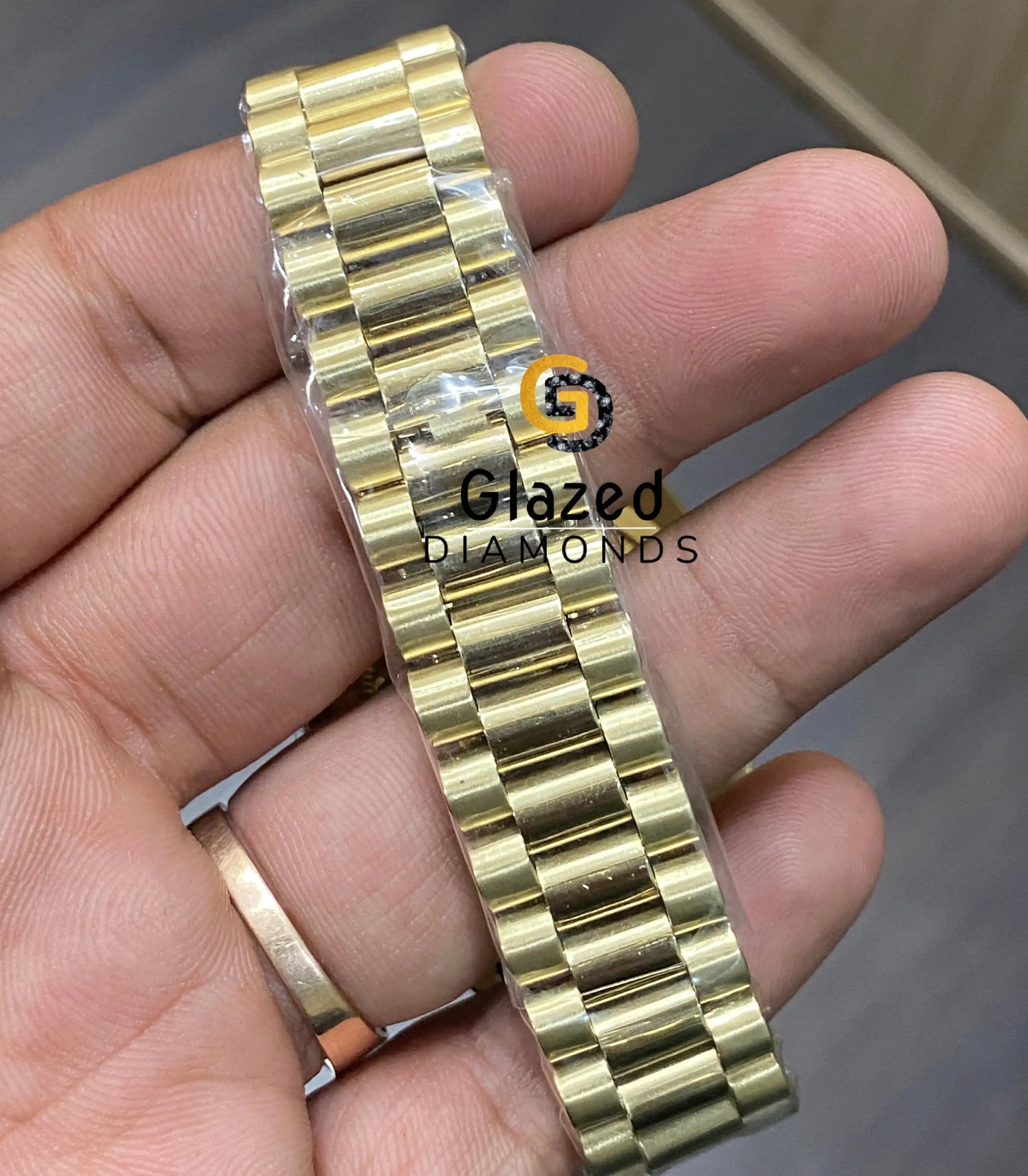 Presidential Green Diamond Dial Watch