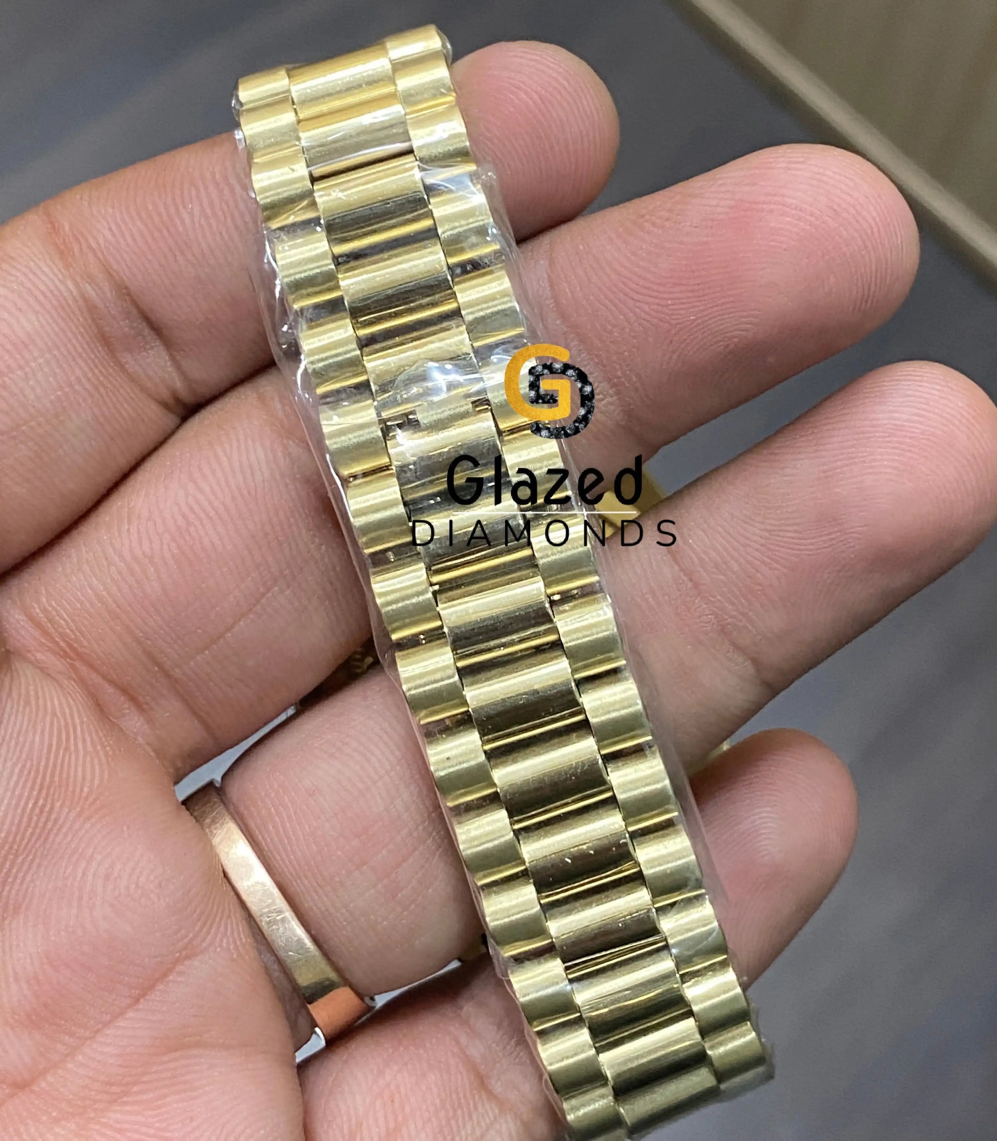 Presidential Green Diamond Dial Watch