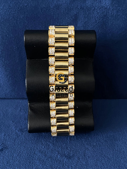 Presidential Strap VVS Moissanite Hip Hop Watch For Men