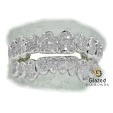 Iced Out Invisible Set Princess Cut Moissanite Diamond Grillz