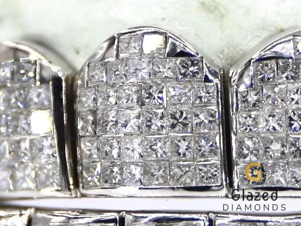 Purchase Iced Out Invisible Set Princess Cut Moissanite Grillz