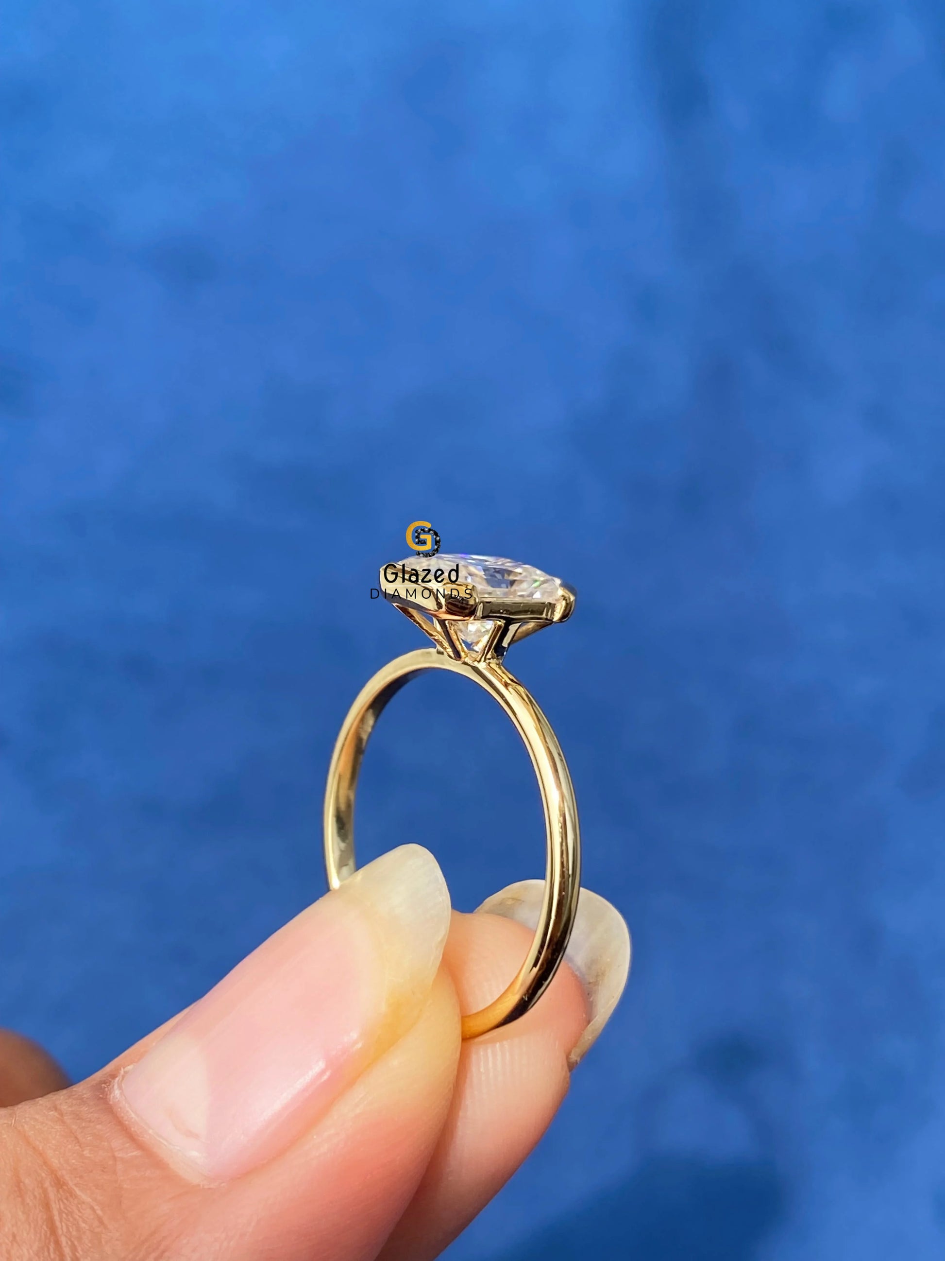 Radiant Bezel Half Bezel Set Ring