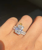 Radiant Bridal Moissanite Ring