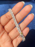Radiant VVs Moissanite Tennis Link Hip Hop Bracelet