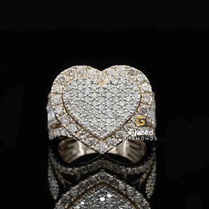 Rapper Moissanite Ring For Men 