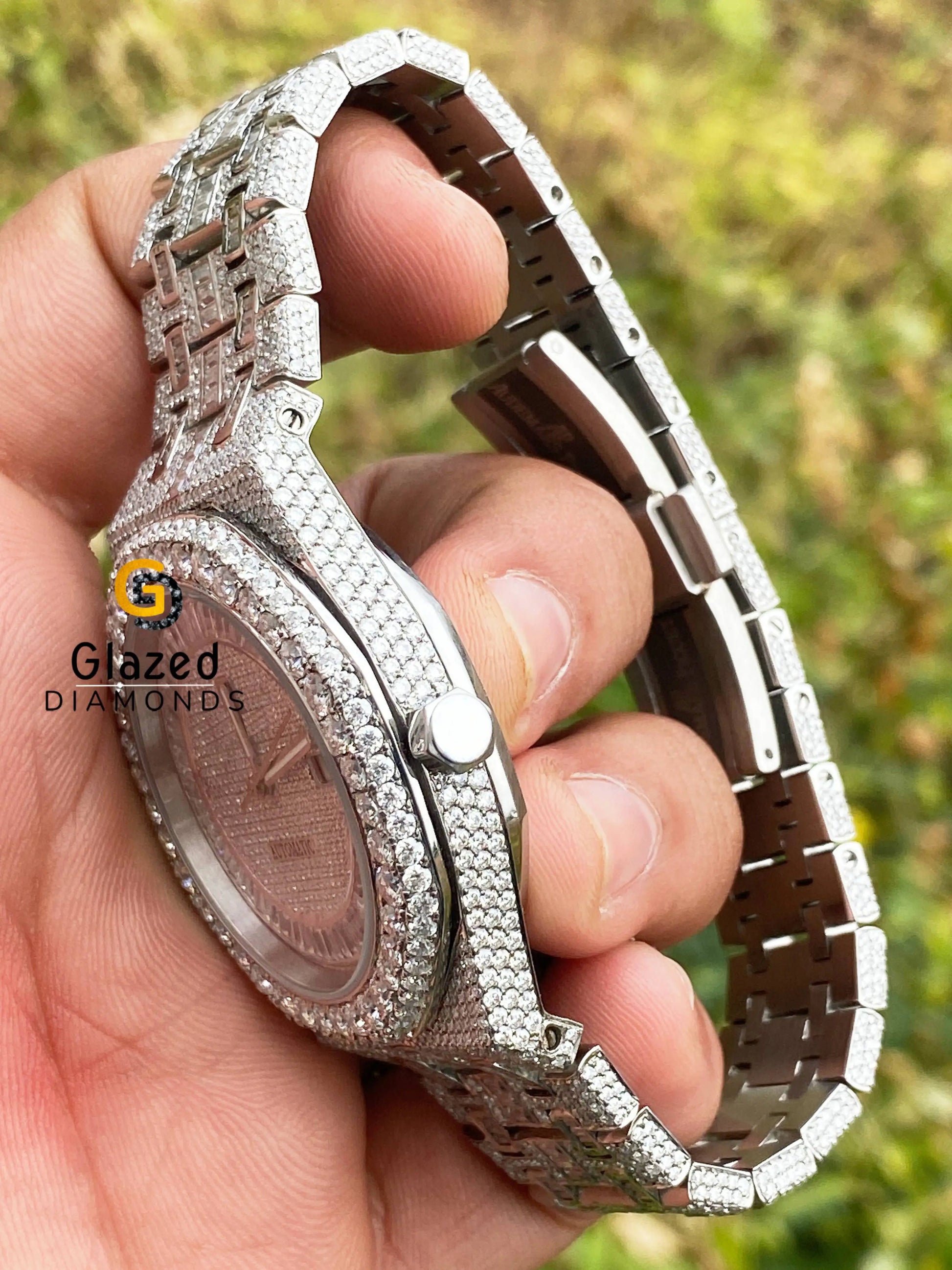 Rappers Moissanite Watch