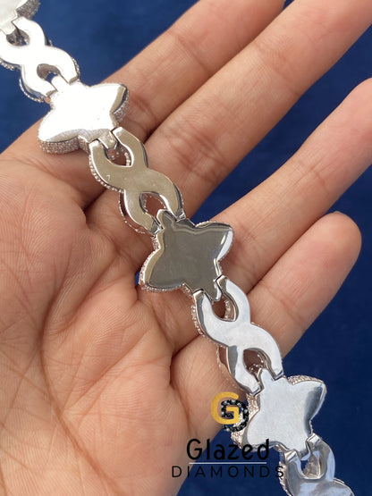 Red Marquise Moissanite Studded Baracelet