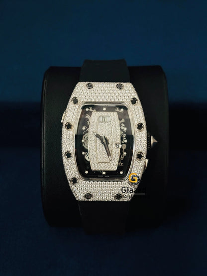 Richard Mille Moissanite Skeleton Dial Watch For Men