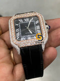 Roamn Letter Moissanoite Watch