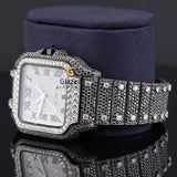 Roman Digit Moissanite Watch