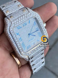 Roman Letter Moissanite Watch